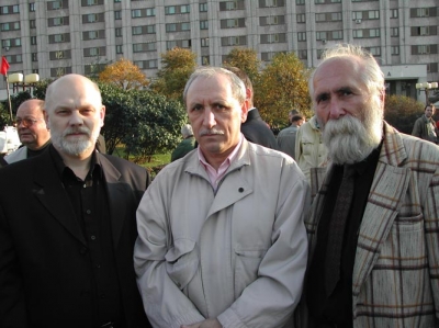 Митинг на Театральной площади. 1 Мая 2004 г.